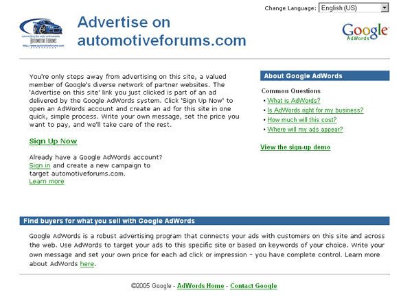 Advertise on AutomotiveForums.com