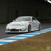 Igor Sushko driving the #15 Okabe Jidosha Dixcel Nissan Z at Super Taikyu Motegi season finale.