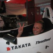 Kim Meyer in a Formula Renault