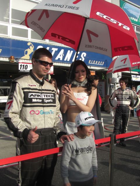 Igor Sushko with race queen