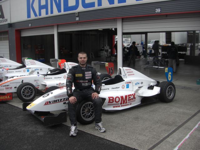 Igor Sushko and #6 Avanzza x Bomex FCJ racecar