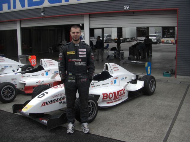 Igor Sushko and #6 Avanzza x Bomex FCJ racecar