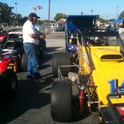 Pierson Racing Bos Sheet Metal USAC Sprint Car.