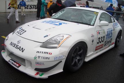 The 2007 H.I.S. Nissan Fairlady Z.
Drivers: Igor Sushko. Shyuji Maejima, Miyakawa Yasuo