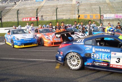 The all Nissan Fairlady Z photoshoot at Suzuka before the Round 2 of Super Taikyu 500km race.