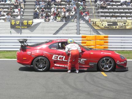 Orido Manabu's drift Toyota Supra.