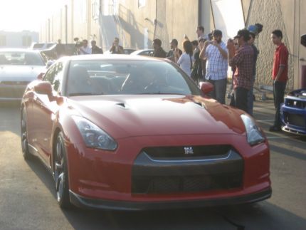 R35 Nissan GT-R event at Chiat Day after L.A. Auto Show.