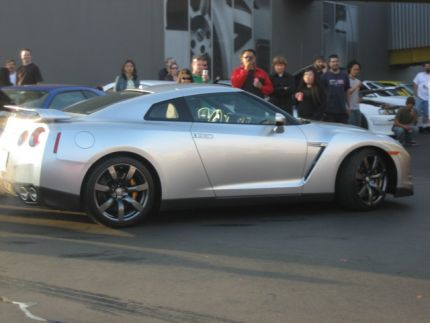 R35 Nissan GT-R event at Chiat Day after L.A. Auto Show.