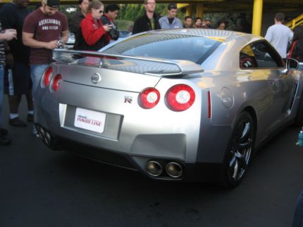 R35 Nissan GT-R event at Chiat Day after L.A. Auto Show.