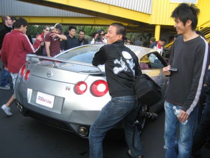 R35 Nissan GT-R event at Chiat Day after L.A. Auto Show.