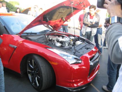 R35 Nissan GT-R event at Chiat Day after L.A. Auto Show.