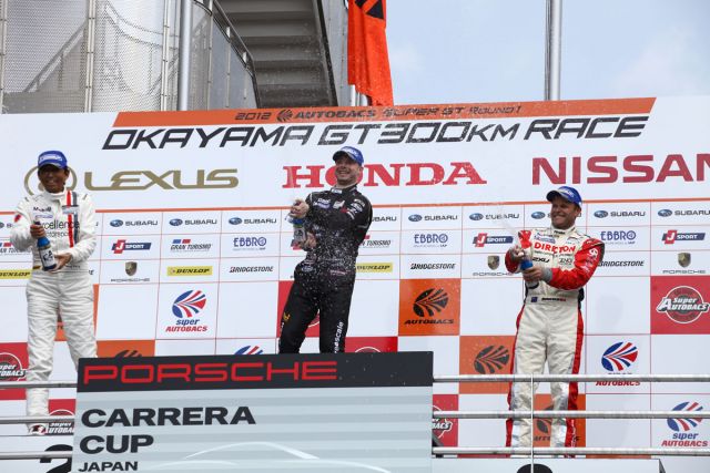 Igor Sushko on the podium