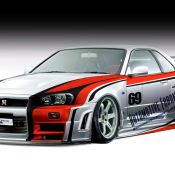 Nissan Skyline GT-R AF GT Rendering