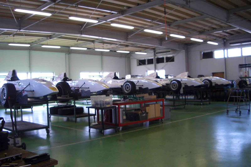 FCJ cars at the Suzuka Technical Center.
