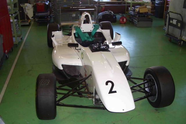 Formula Challenge Japan (FCJ) open-wheel racecar.