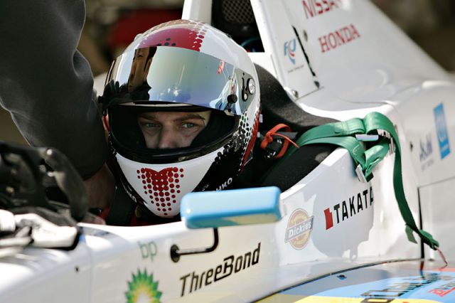 Igor Sushko in the FCJ formula car at Suzuka Circuit.