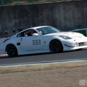 The shakedown of the brand-new Nissan Fairlady Z Z33 (350Z) the following day of the delivery from NISMO at Suzuka Circuit. A co