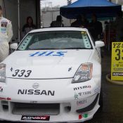 Igor Sushko and the 2007 H.I.S. Nissan Fairlady Z.