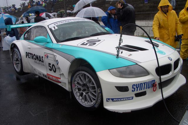 The Shift Racing operated Petronas BMW Z4.