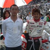 Yamada and Orido at Fuji Speedway.