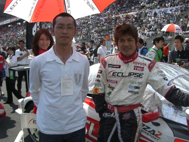 Yamada and Orido at Fuji Speedway.