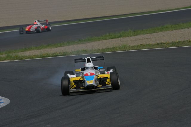 Igor Sushko at the Twin Ring Motegi circuit at test in the H.I.S. FCJ.