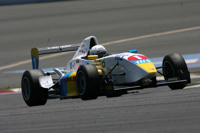 Igor Sushko racing at Fuji Speedway in the Formula Challenge Japan series.
