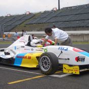 Igor Sushko on the grid at Motegi.