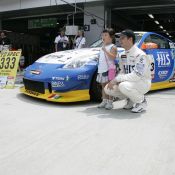 Igor Sushko taking pictures with aspiring race drivers!