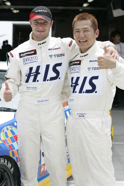 Yamazaki Manabu, reserve driver, and Igor Sushko.