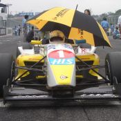 Igor Sushko on the grid at Suzuka.