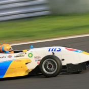 Igor Sushko at Fuji Speedway in the Japanese FCJ - Formula Renault. #1 H.I.S. car.