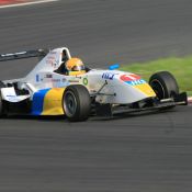 Igor Sushko at Fuji Speedway in the Japanese FCJ - Formula Renault. #1 H.I.S. car.