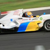 Igor Sushko at Fuji Speedway in the Japanese FCJ - Formula Renault. #1 H.I.S. car.