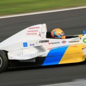 Igor Sushko at Fuji Speedway in the Japanese FCJ - Formula Renault. #1 H.I.S. car.