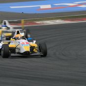 Igor Sushko at Fuji Speedway in the Japanese FCJ - Formula Renault. #1 H.I.S. car.