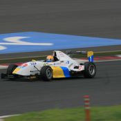 Igor Sushko at Fuji Speedway in the Japanese FCJ - Formula Renault. #1 H.I.S. car.