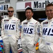 The pit-walk for the Super Taikyu series at Okayama Circuit. The H.I.S. Nissan Fairlady Z, piloted by Igor Sushko and Maejima Sh