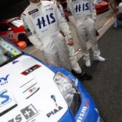 The pit-walk for the Super Taikyu series at Okayama Circuit. The H.I.S. Nissan Fairlady Z, piloted by Igor Sushko and Maejima Sh