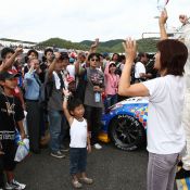 The pit-walk for the Super Taikyu series at Okayama Circuit. The H.I.S. Nissan Fairlady Z, piloted by Igor Sushko and Maejima Sh