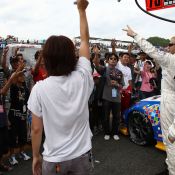 The pit-walk for the Super Taikyu series at Okayama Circuit. The H.I.S. Nissan Fairlady Z, piloted by Igor Sushko and Maejima Sh