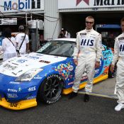 The pit-walk for the Super Taikyu series at Okayama Circuit. The H.I.S. Nissan Fairlady Z, piloted by Igor Sushko and Maejima Sh