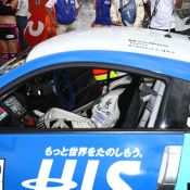 On the grid for the Super Taikyu series at Okayama Circuit. The H.I.S. Nissan Fairlady Z, piloted by Igor Sushko and Maejima Shy