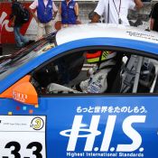 On the grid for the Super Taikyu series at Okayama Circuit. The H.I.S. Nissan Fairlady Z, piloted by Igor Sushko and Maejima Shy