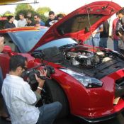 R35 Nissan GT-R event at Chiat Day after L.A. Auto Show.