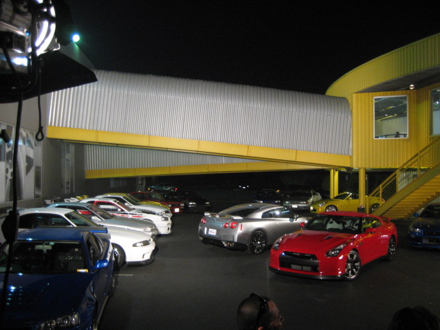 R35 Nissan GT-R event at Chiat Day after L.A. Auto Show.