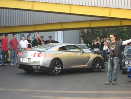 R35 Nissan GT-R event at Chiat Day after L.A. Auto Show.