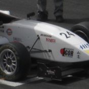 Igor Sushko in the #24 H.I.S. Travel car at FCJ Formula Renault Round 1 at Fuji Speedway.