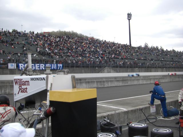 IRL #23 William Rast car driven by Townsend Bell.