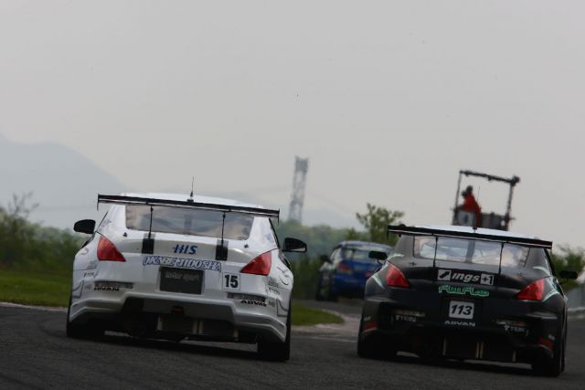 The #15 Okabe Jidosha Nissan Fairlady Z in Super Taikyu at 2008 Sendai Hiland 4HR race.